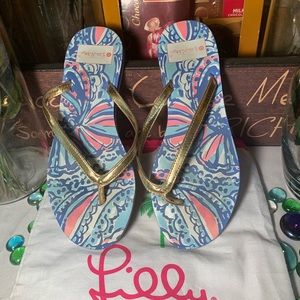 Lily Pulitzer Flip Flops